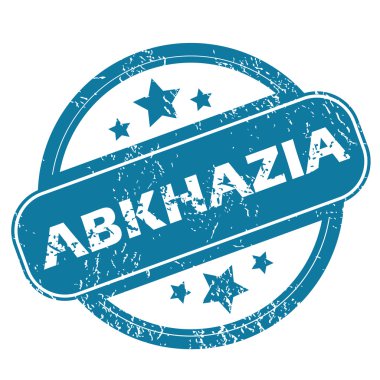 Abhazya yuvarlak damga