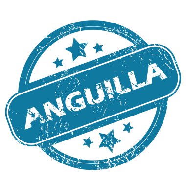 Anguilla yuvarlak damga