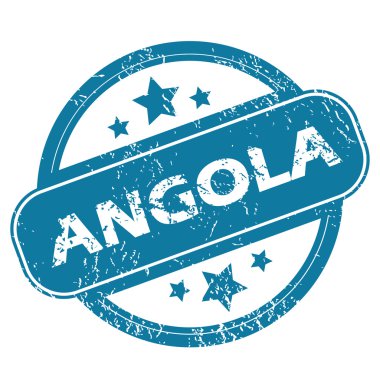 Angola yuvarlak damga
