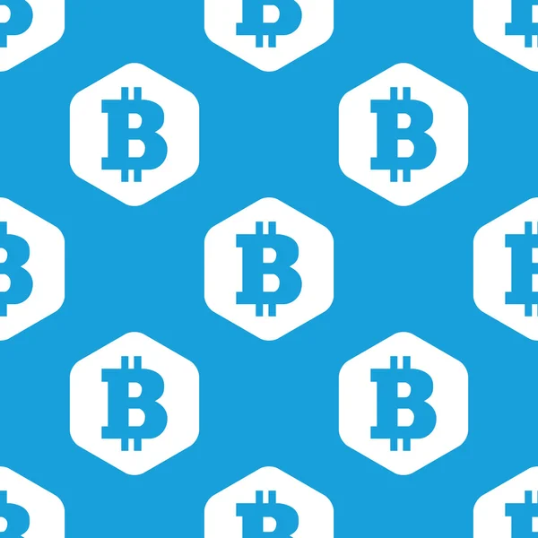 Bitcoin 육각 패턴 — 스톡 벡터