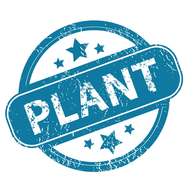 Plant ronde stempel — Stockvector