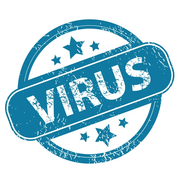 Virus-Rundstempel — Stockvektor