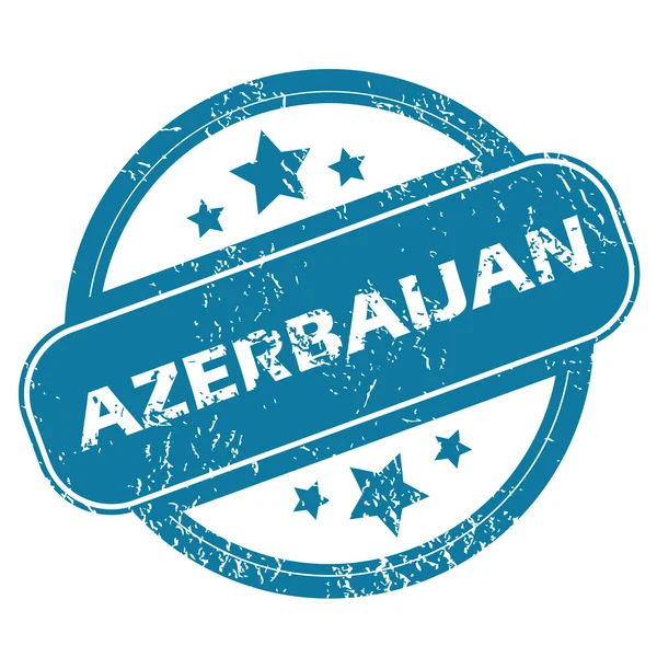 Αζερμπαϊτζάν στρογγυλή σφραγίδα — Διανυσματικό Αρχείο