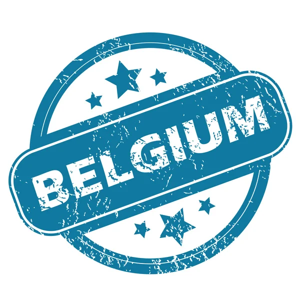 BELGIQUE timbre rond — Image vectorielle