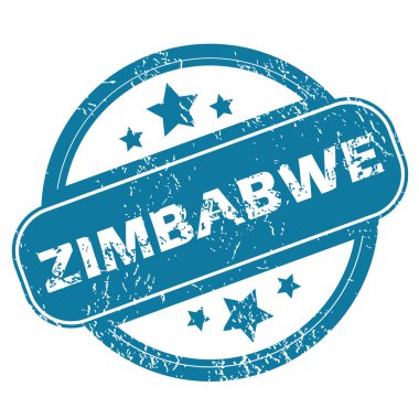 Zimbabve yuvarlak damga