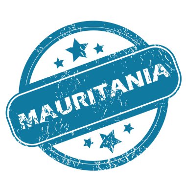 Moritanya yuvarlak damga