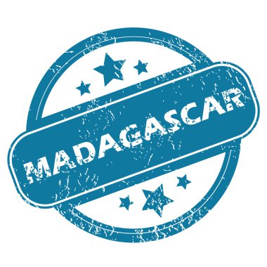 Madagaskar yuvarlak damga