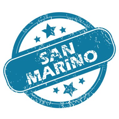San Marino yuvarlak damga
