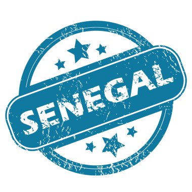 Senegal yuvarlak damga