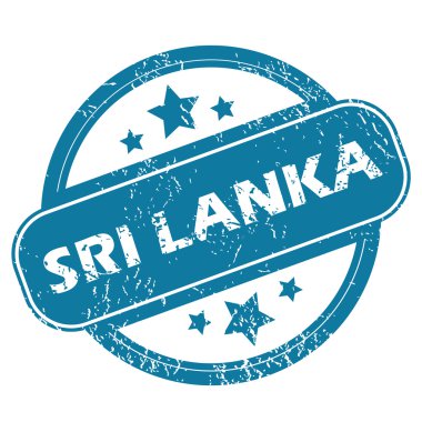 Sri Lanka yuvarlak damga