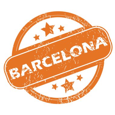 Barcelona yuvarlak damga