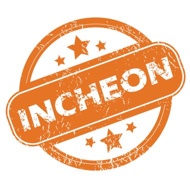 Incheon yuvarlak damga