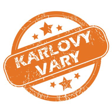 Karlovy Vary yuvarlak damga