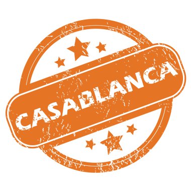 Casablanca yuvarlak damga