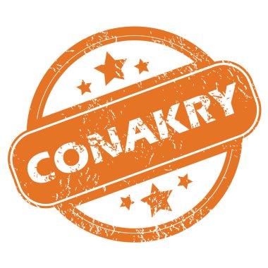 Conakry yuvarlak damga