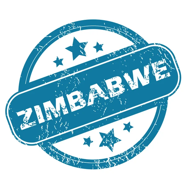 Carimbo redondo zimbabwe —  Vetores de Stock