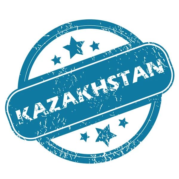 KAZAKHSTAN round stamp — Stock Vector