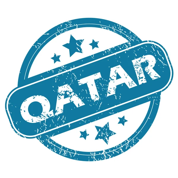 QATAR round stamp — Stock Vector