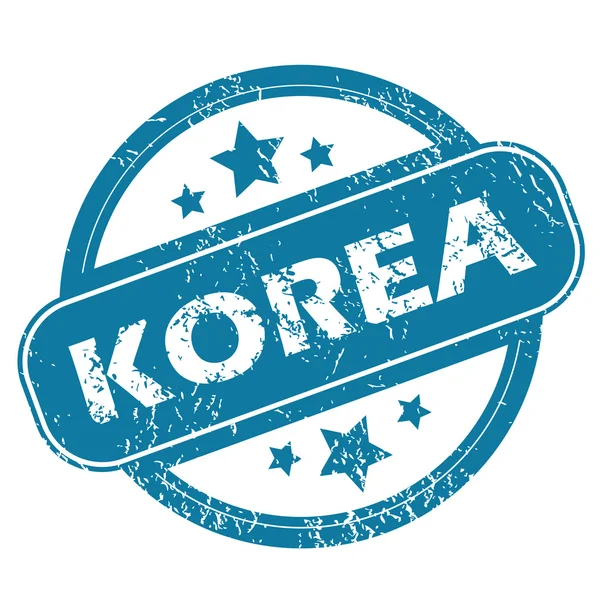 Coreia carimbo redondo —  Vetores de Stock