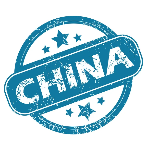 Čína kulaté razítko — Stockový vektor