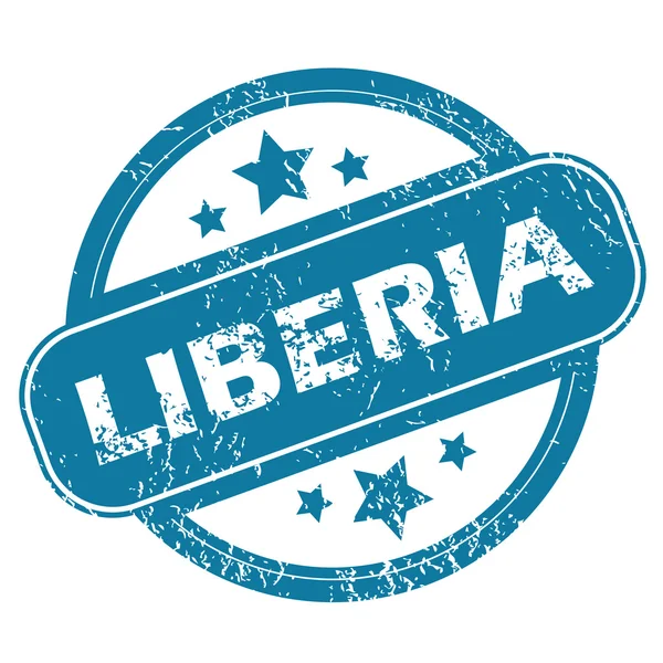 LIBERIA timbro rotondo — Vettoriale Stock