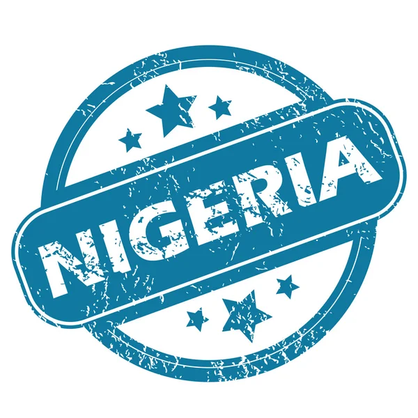 Nigeria ronde stempel — Stockvector