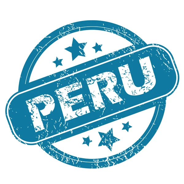 Sello redondo PERU — Vector de stock