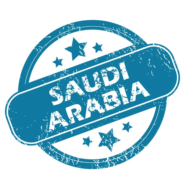 SAUDI ARABIA timbro rotondo — Vettoriale Stock