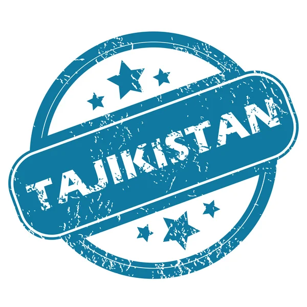 Tadzjikistan ronde stempel — Stockvector