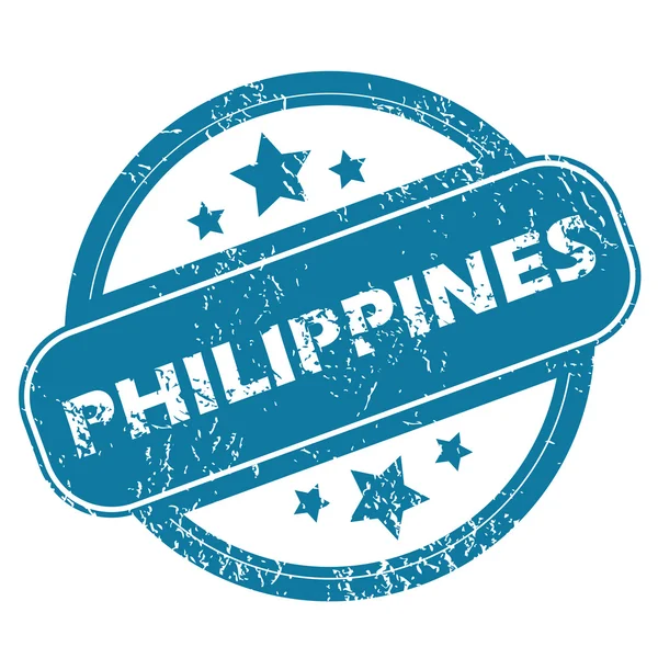 PHILIPPINES timbre rond — Image vectorielle