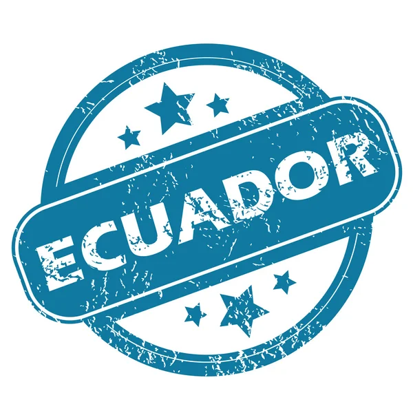 Круглая марка ECUADOR — стоковый вектор