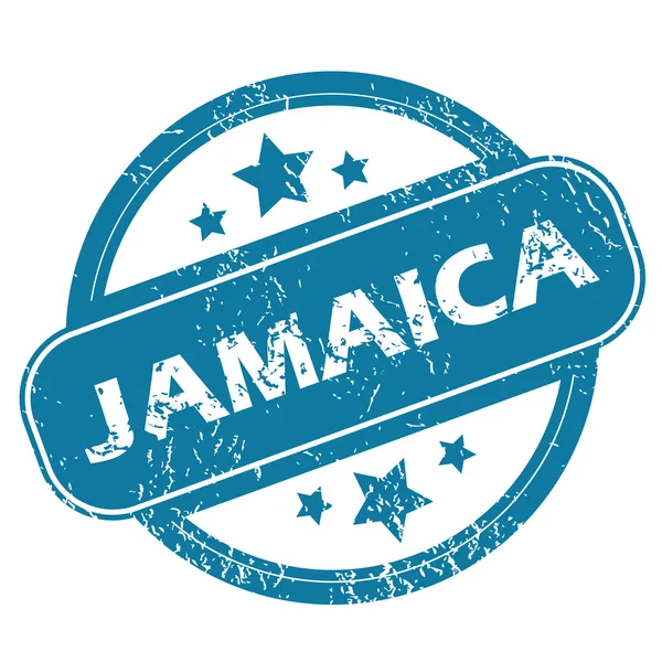 Круглая марка Ямайки — стоковый вектор