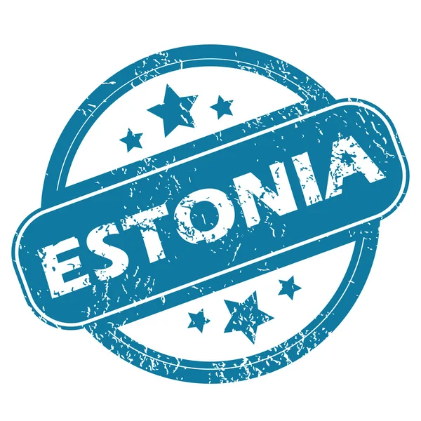 Estland ronde stempel — Stockvector