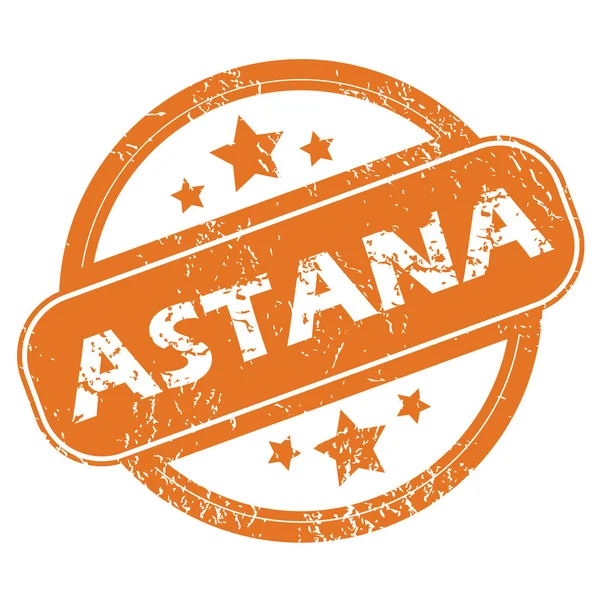 Astana kulaté razítko — Stockový vektor