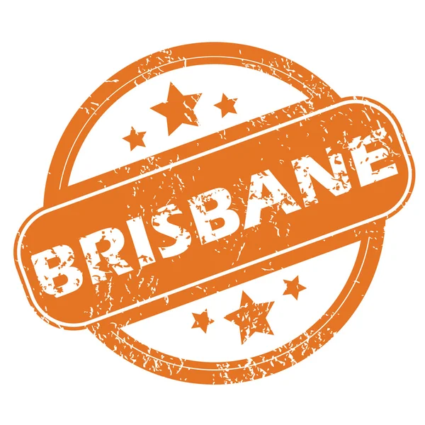 Sello redondo Brisbane — Archivo Imágenes Vectoriales