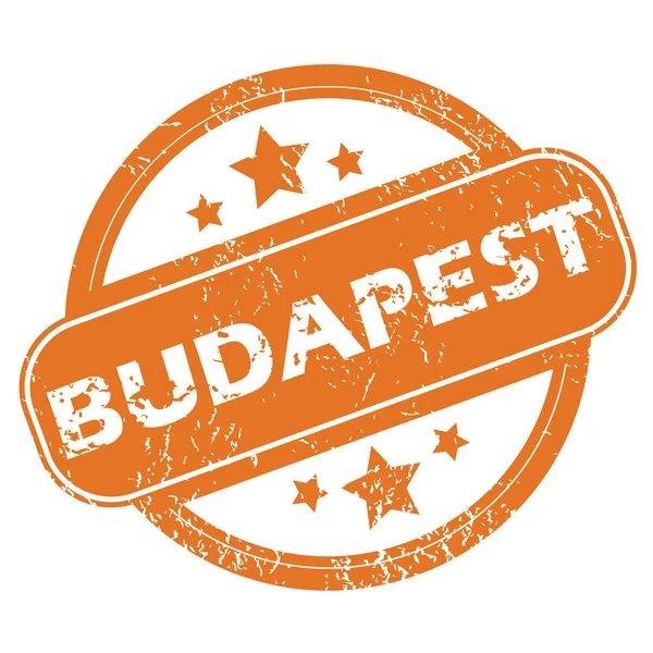 Budapest Rubberstempel — Stockvector