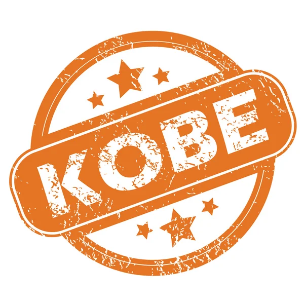 Kobe Rundstempel — Stockvektor