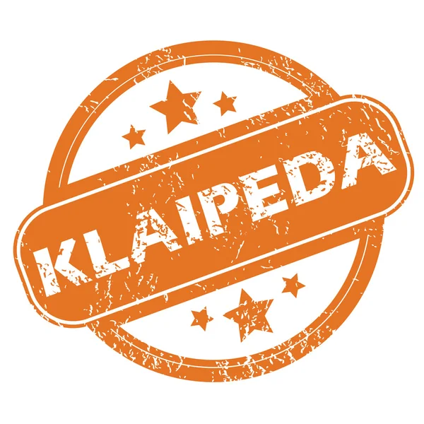 Klaipeda rund stämpel — Stock vektor