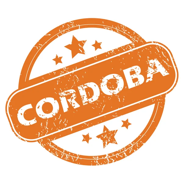 Cordoba round stamp — Stock Vector