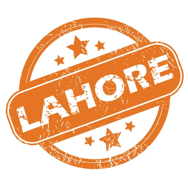 Sello redondo Lahore — Vector de stock
