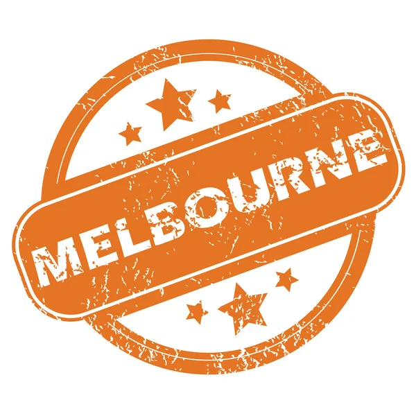 Melbourne kerek bélyegző — Stock Vector