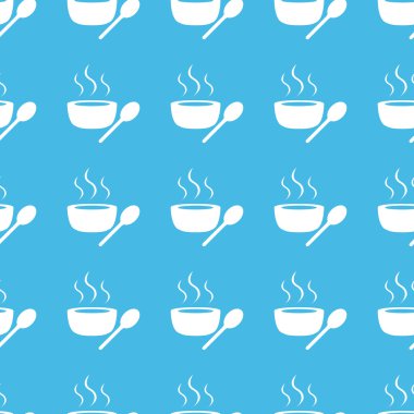 Sıcak çorba düz desen