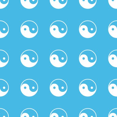 Ying yang düz desen