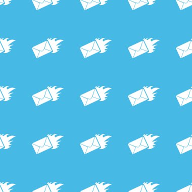 Yanan zarf düz desen