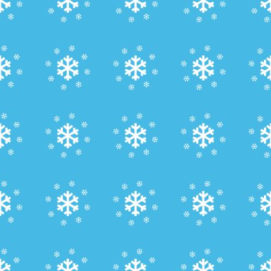 Kar taneleri düz desen