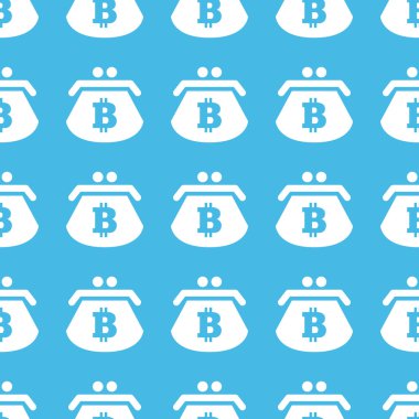 Bitcoin çanta düz desen