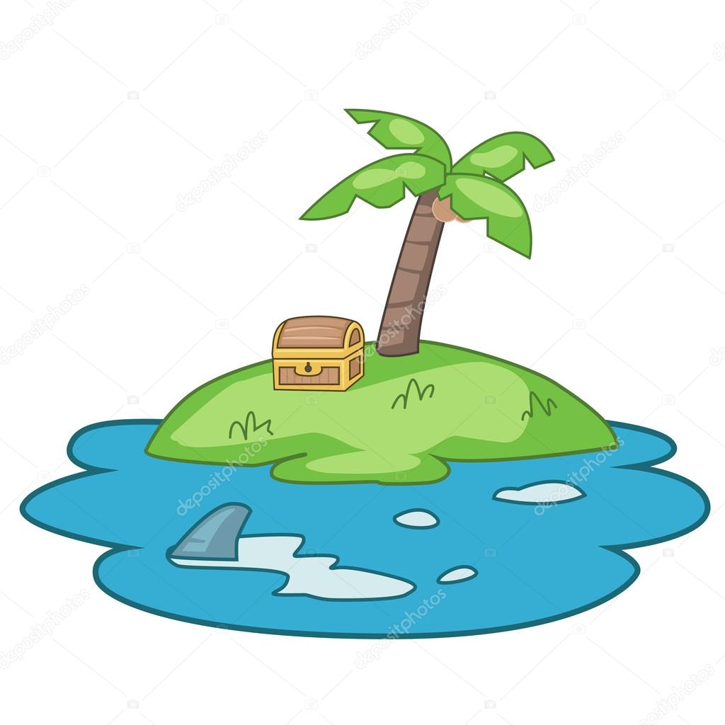 Treasure island illustration