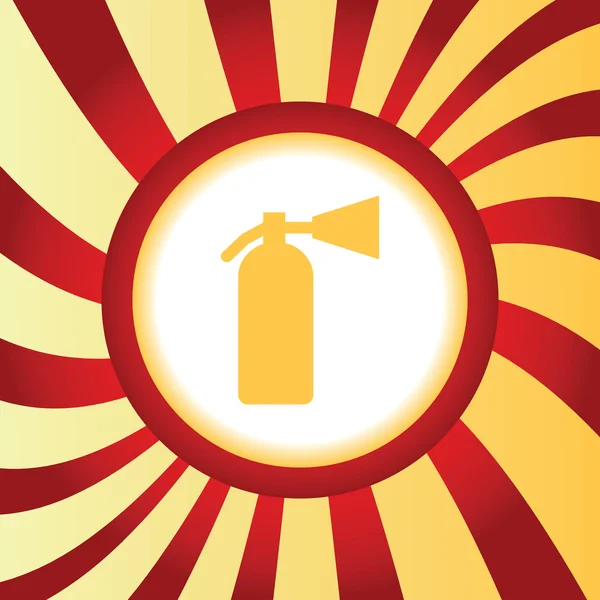 Fire extinguisher abstract icon — Stock Vector