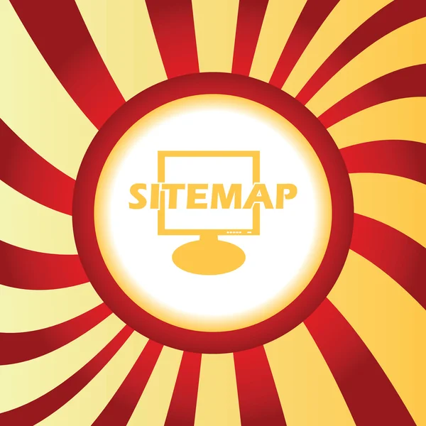 Ícone resumo sitemap — Vetor de Stock