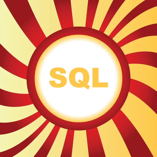 Icône abstraite SQL — Image vectorielle